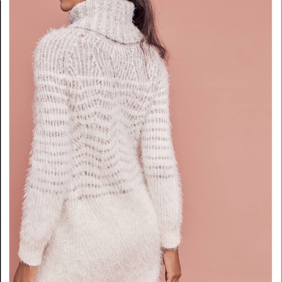 ANTHROPOLOGIE eyelash knit sweater dress - Picture 3 of 16